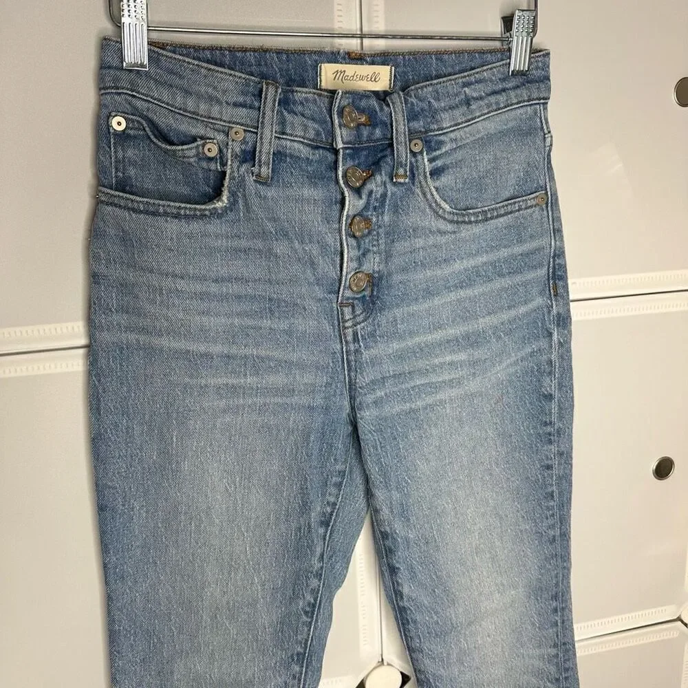 Madewell Cali Demi-Boot Jeans Size 24 - Picture 11 of 14